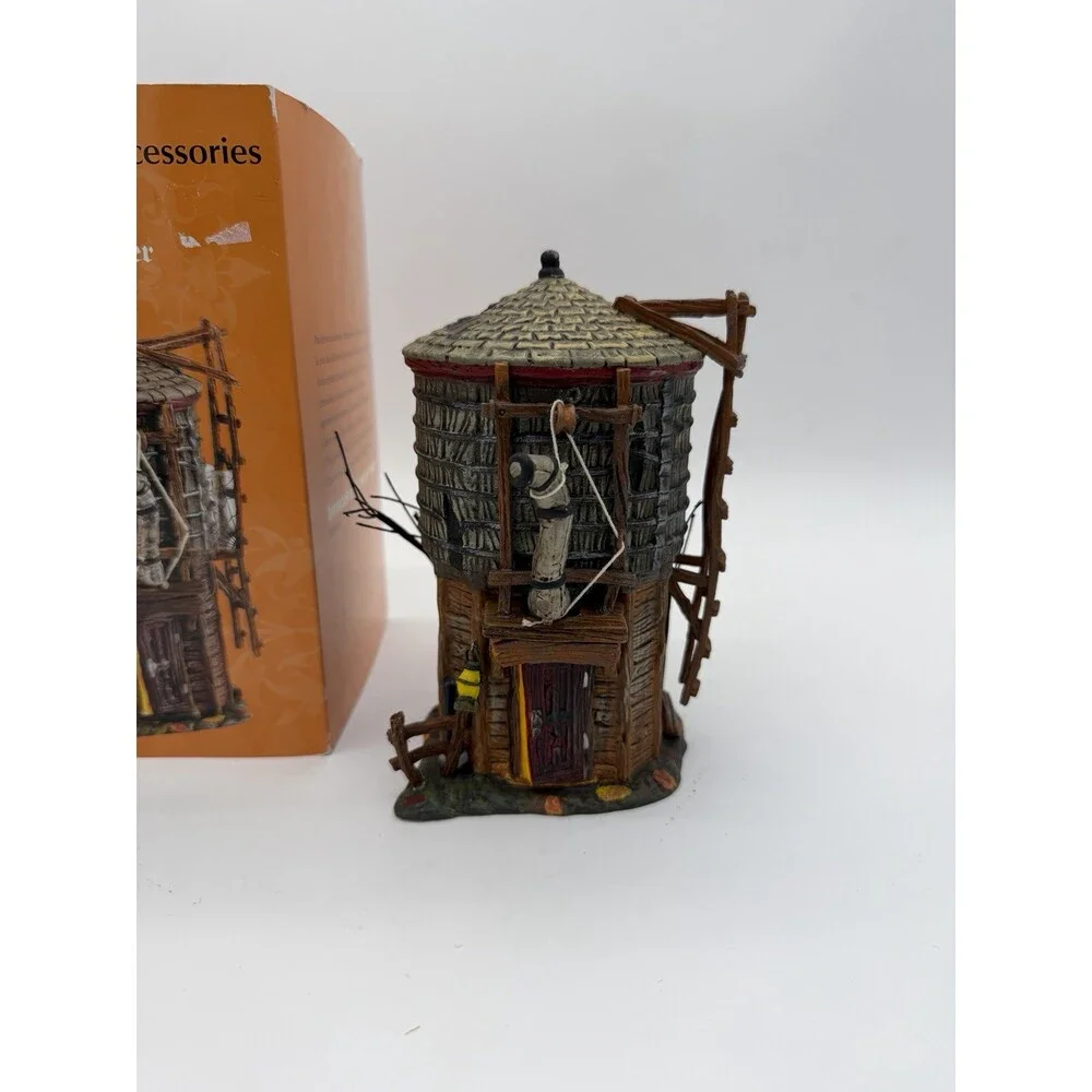 Department 56 HALLOWEEN Haunted Rails Water Tower 2008 Vintage Rare